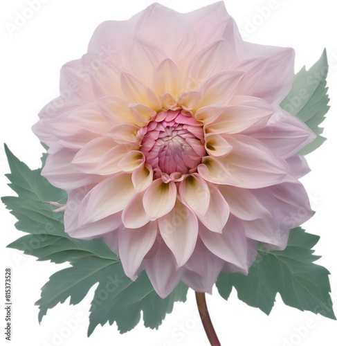 Close-up of a blooming dahlia flower. 