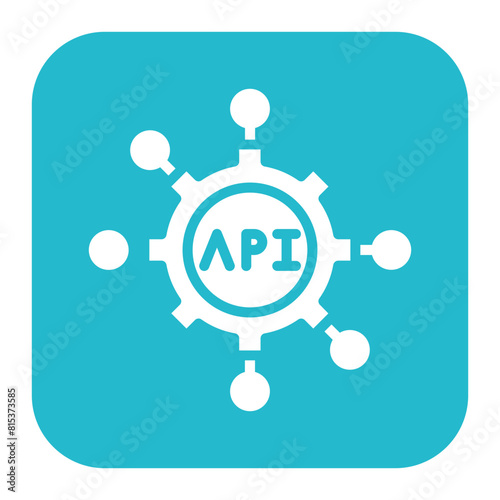 Api icon vector image. Can be used for Airline.