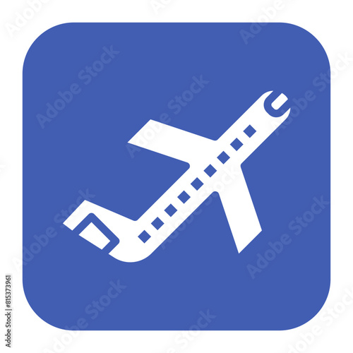Take Off icon vector image. Can be used for Airline.