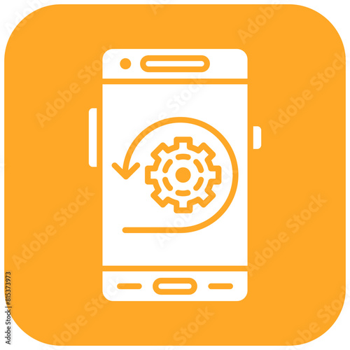 Agile icon vector image. Can be used for Mobile App Development.