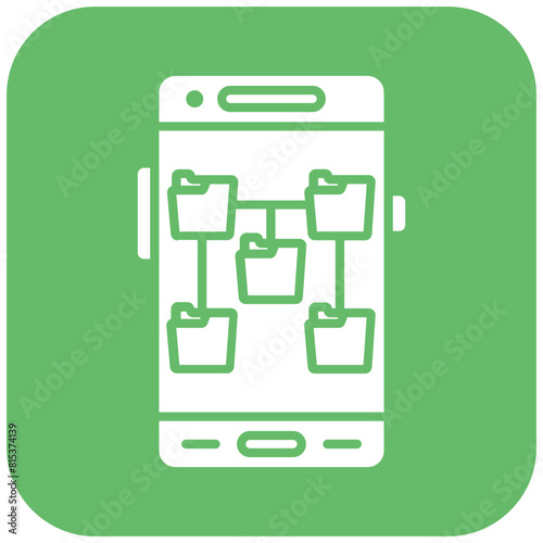 Data Interfaces icon vector image. Can be used for Mobile App Development.