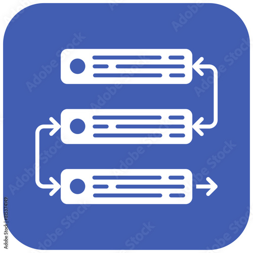 Dependencies icon vector image. Can be used for Mobile App Development.