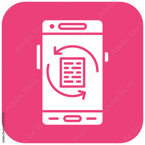 Release Notes icon vector image. Can be used for Mobile App Development.
