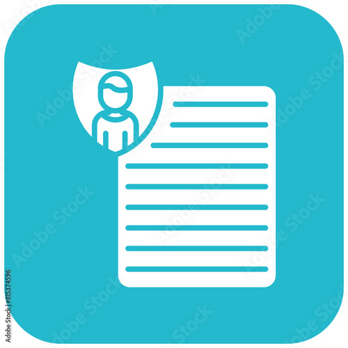 Privacy By Design icon vector image. Can be used for GDPR.