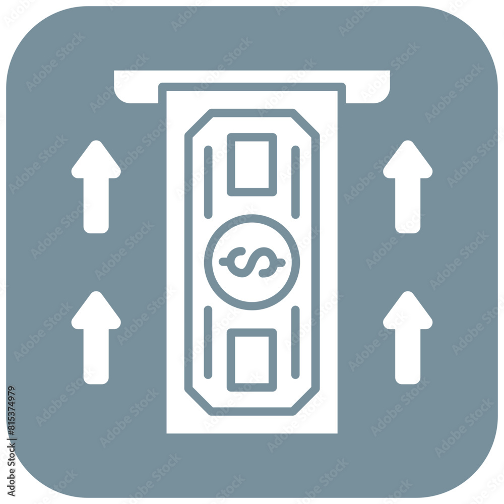 Deposit icon vector image. Can be used for Fintech. Deposit icon vector image. Can be used for Fintech.