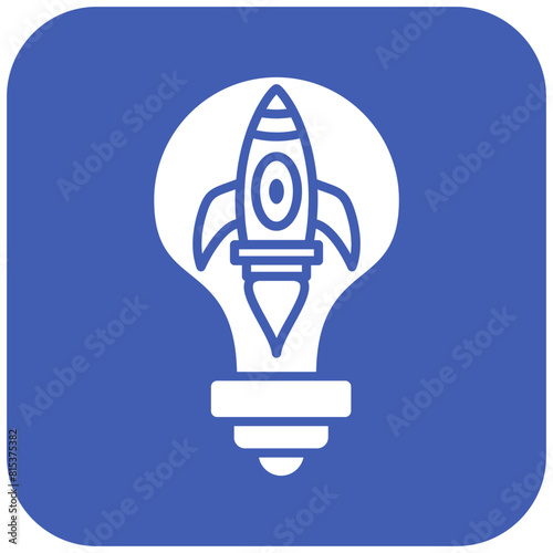 Idea icon vector image. Can be used for Startup.