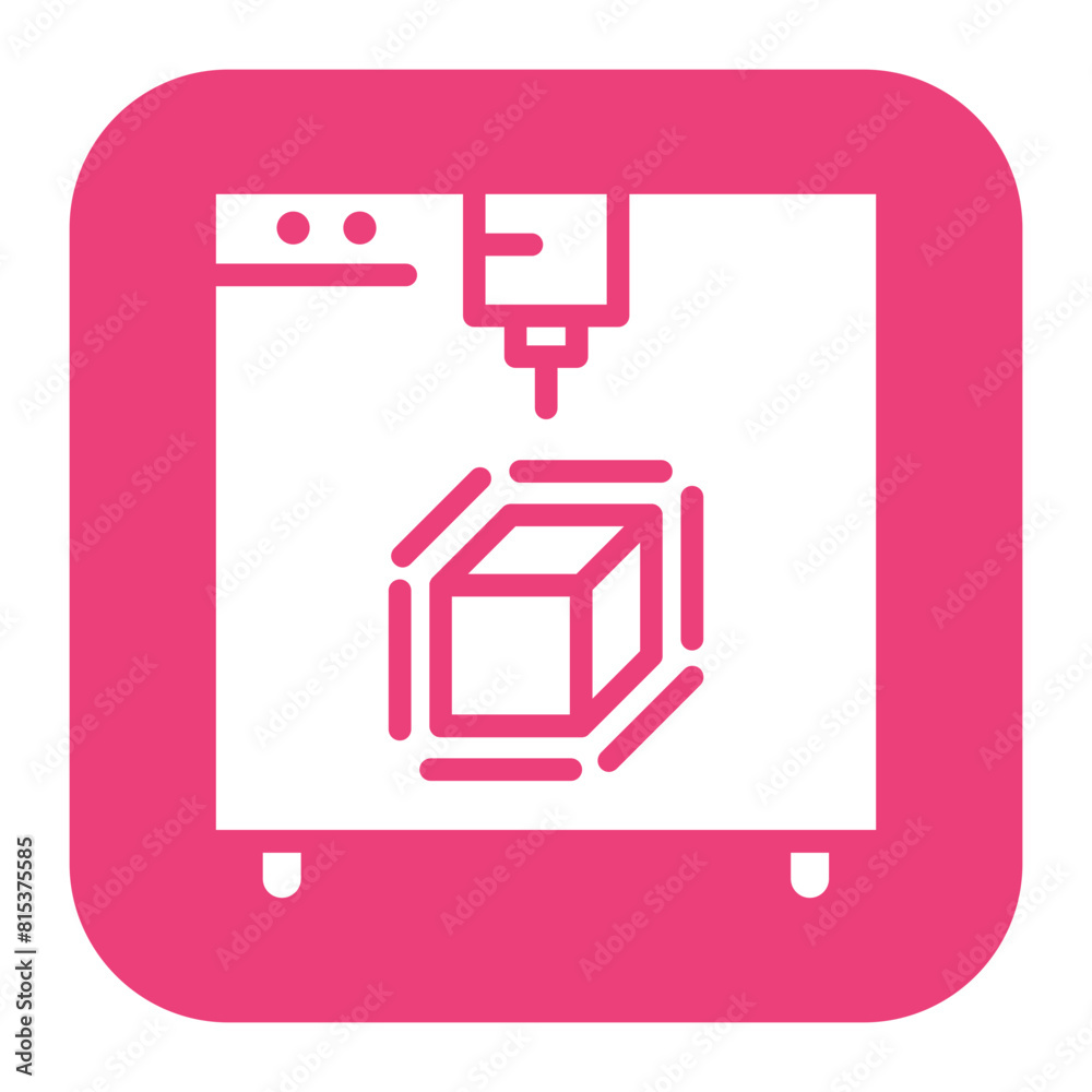 3D Printing icon vector image. Can be used for Industry. 3D Printing icon vector image. Can be used for Industry.