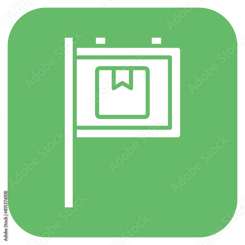 Free Download Signboard icon vector image. Can be used for Shipping. - GFXLoad