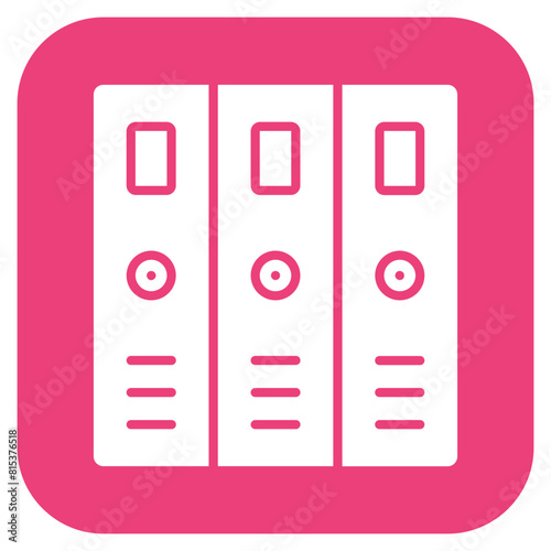 Folders icon vector image. Can be used for Office.