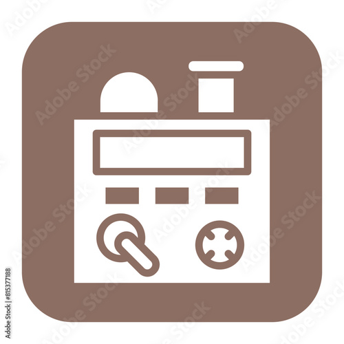 Gas Fume Chamber icon vector image. Can be used for Science.