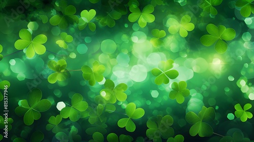 spring green glittering background