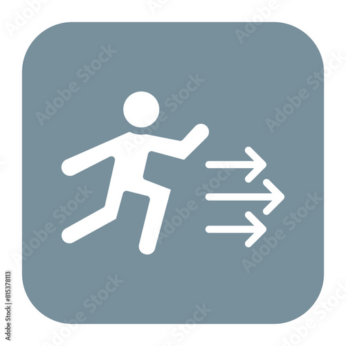 Escape icon vector image. Can be used for Prison.