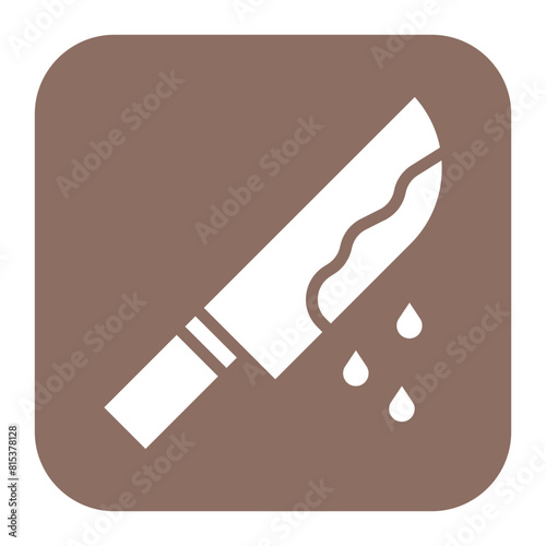 Murder icon vector image. Can be used for Prison.