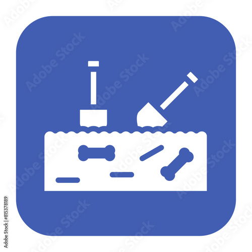 Bury icon vector image. Can be used for Prison.