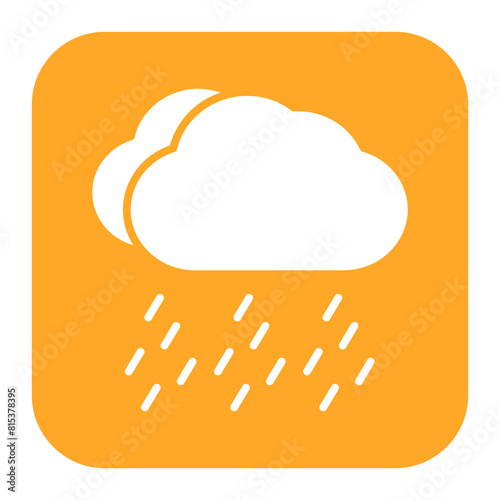 Heavy Rain icon vector image. Can be used for Natural Disaster.