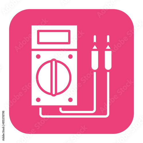 Multi-Meter icon vector image. Can be used for Electric Circuits. photo