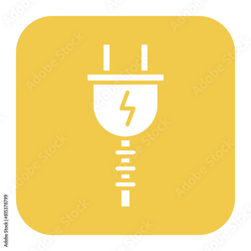Power Cord icon vector image. Can be used for Electric Circuits.