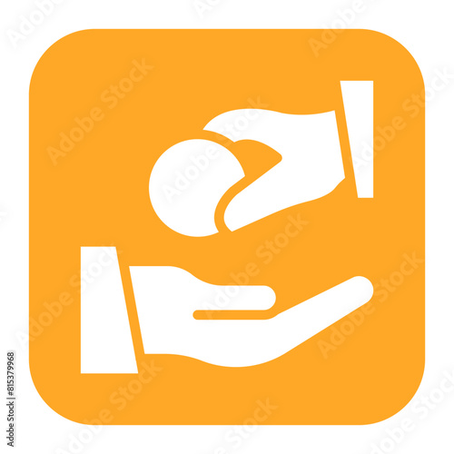 Generosity icon vector image. Can be used for Personality Traits.