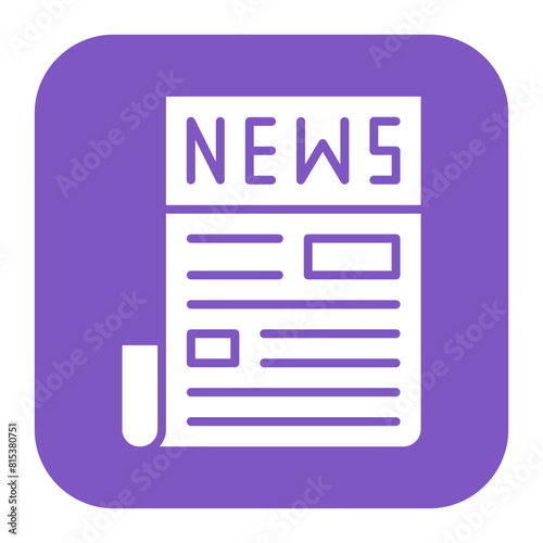Tabloid icon vector image. Can be used for Journalism.