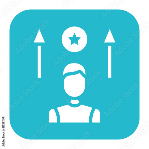 Motivation icon vector image. Can be used for Leadership.