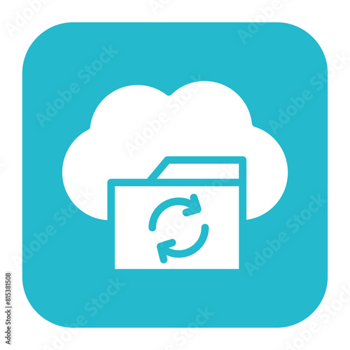 Network Data Recovery icon vector image. Can be used for Networking.