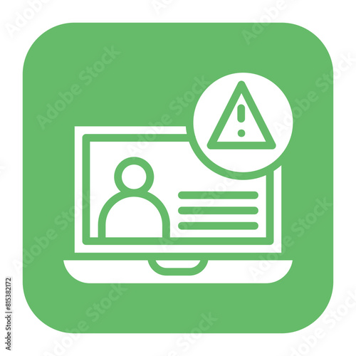 Insider Threat icon vector image. Can be used for Risk Management.