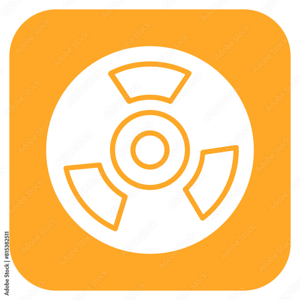 Biohazard icon vector image. Can be used for Earth Day.