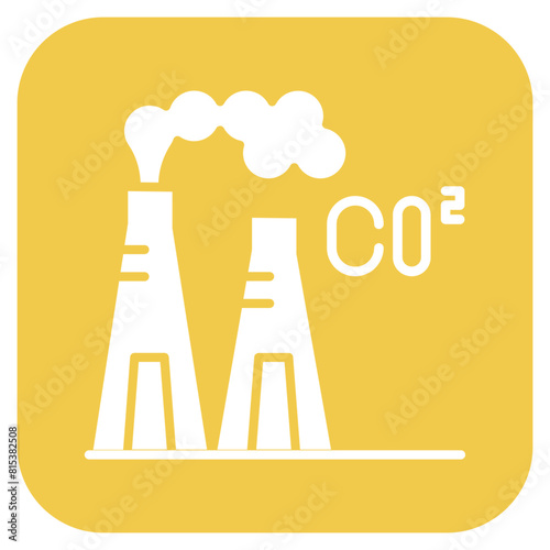 Greenhouse Gas icon vector image. Can be used for Earth Day.