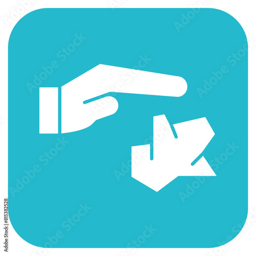 Recycled Paper icon vector image. Can be used for Earth Day.