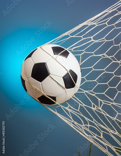 Skyward Score  Soccer Ball in Blue Net