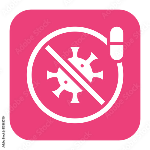 Antiviral Medication icon vector image. Can be used for Infectious Diseases.