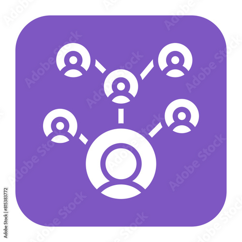 Contact Tracing icon vector image. Can be used for Infectious Diseases.