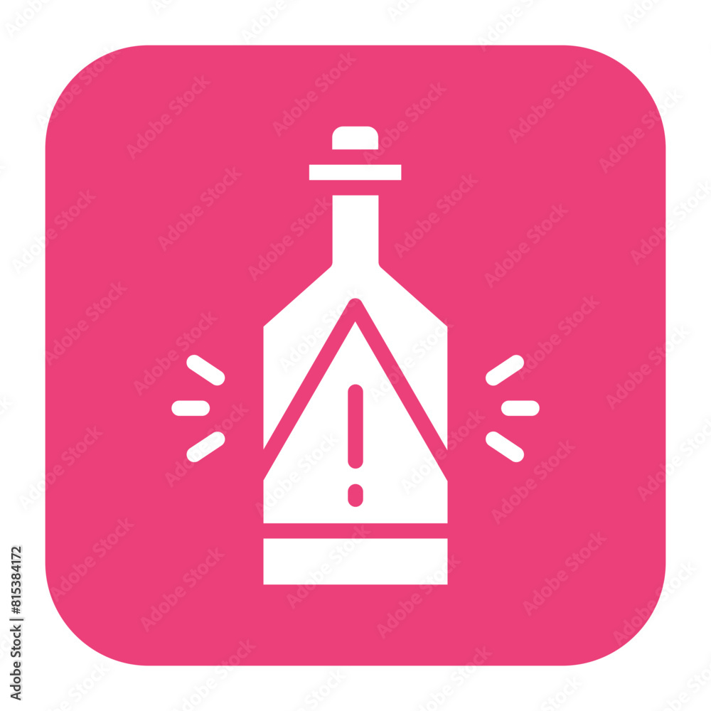 Dangerous icon vector image. Can be used for Lab.