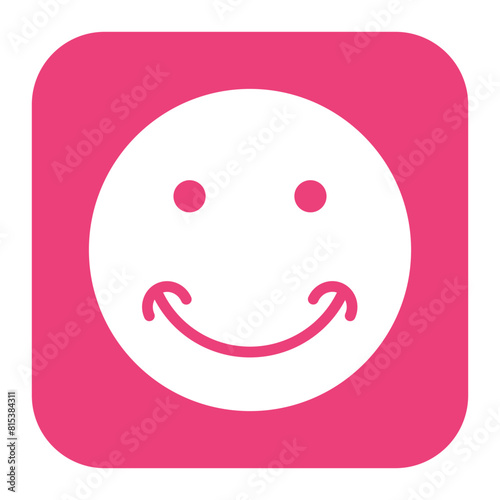 Smiling Face icon vector image. Can be used for Friendship.