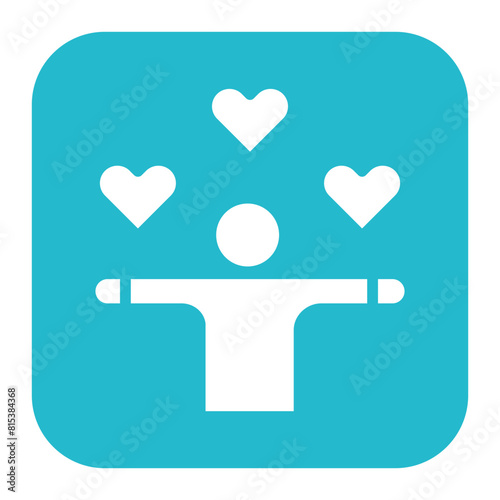 Affection icon vector image. Can be used for Friendship.
