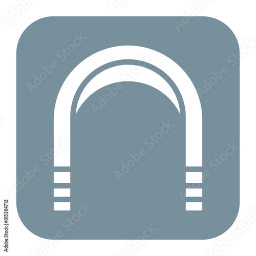 Mouth Guard icon vector image. Can be used for Rugby.