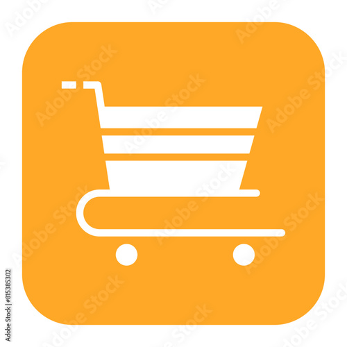 Trolley icon vector image. Can be used for Warehouse.