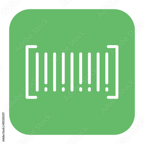Barcode icon vector image. Can be used for Warehouse.