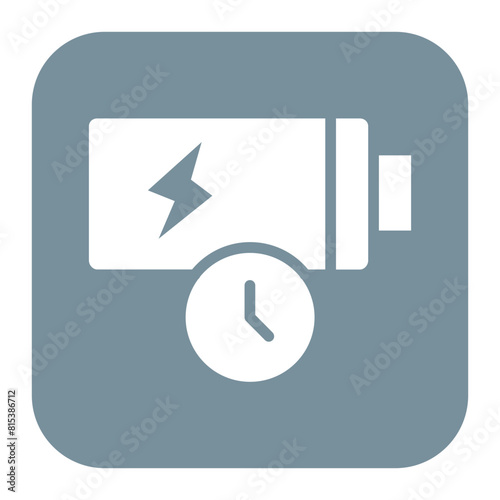 Battery Life icon vector image. Can be used for Battery and Power.