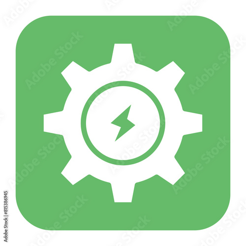 Setting icon vector image. Can be used for Battery and Power.