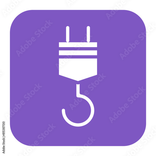 Hook icon vector image. Can be used for Shoemaker.