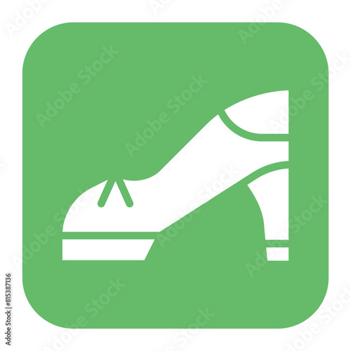 Heel icon vector image. Can be used for Shoemaker.