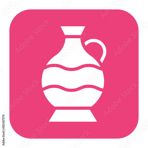 Pottery Ceramics icon vector image. Can be used for Art and Craft Supplies.