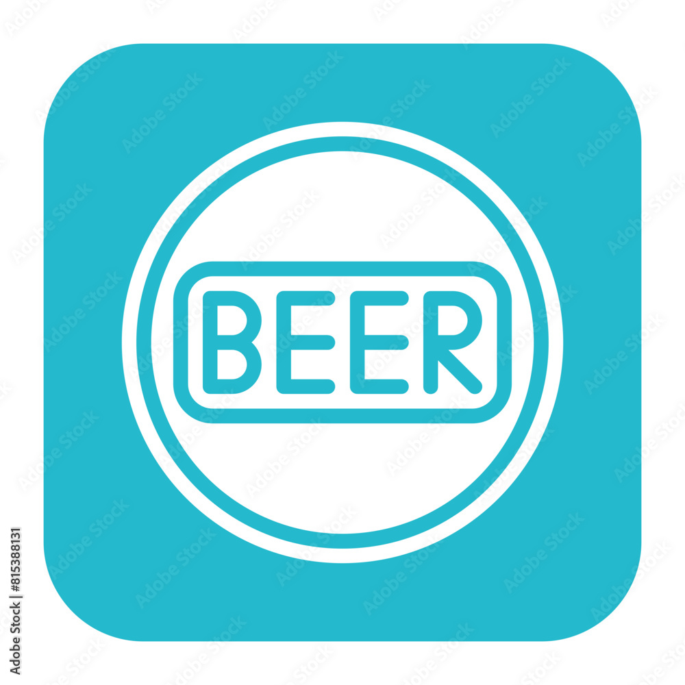 Beer Sign icon vector image. Can be used for Oktoberfest. Beer Sign icon vector image. Can be used for Oktoberfest.