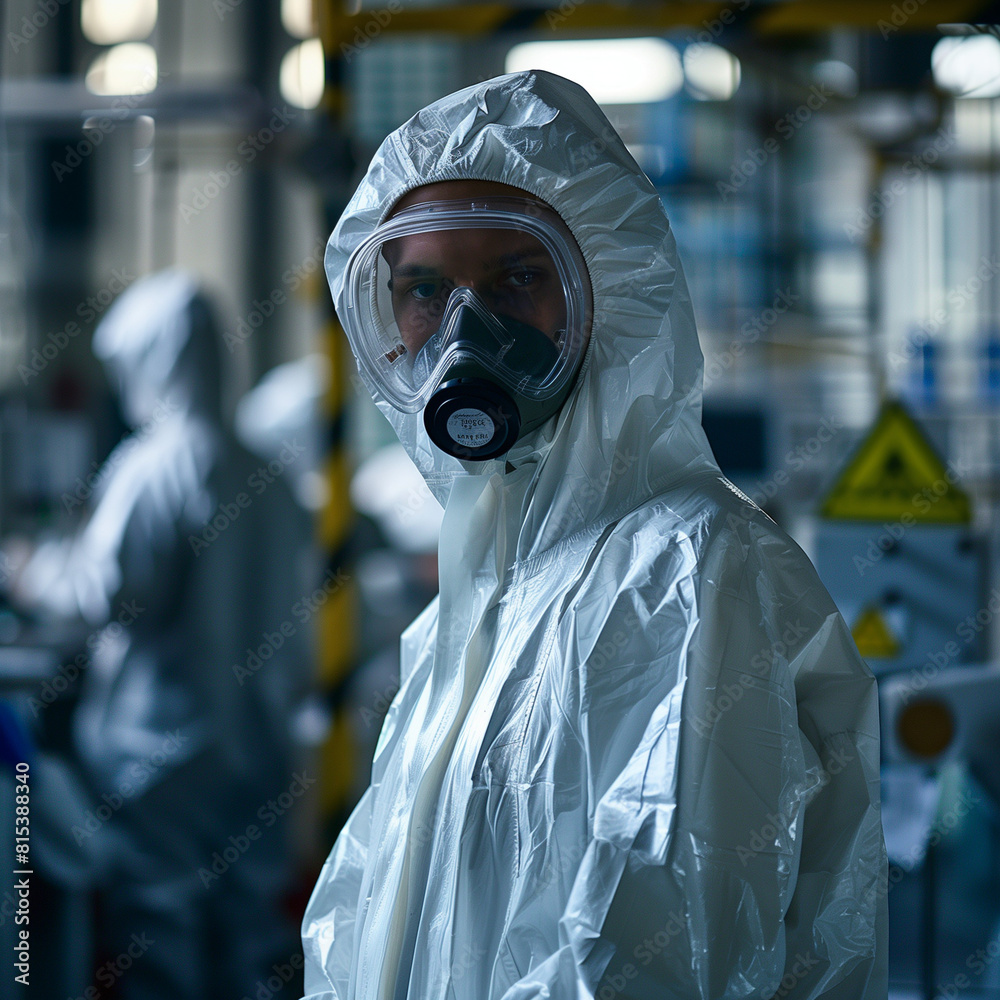 CBRN specialist at work CBRN specialist at work
