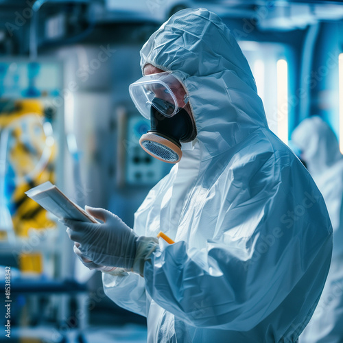 CBRN specialist at work