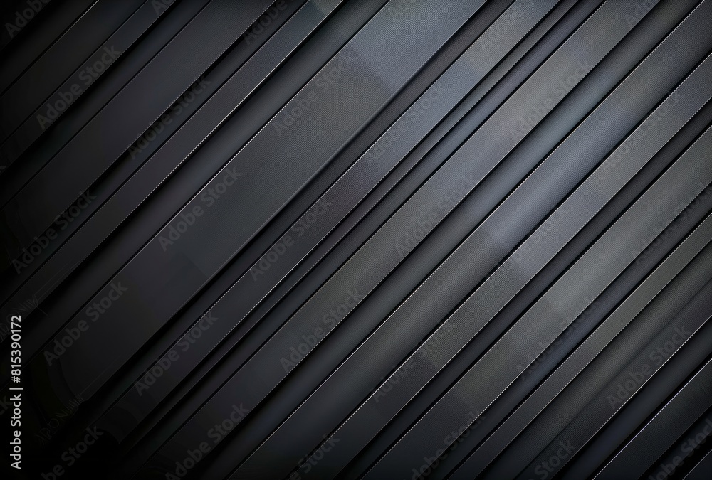 Black metal stripes on wallpaper exude a moody monotone and minimalistic design. Black metal stripes on wallpaper exude a moody monotone and minimalistic design.