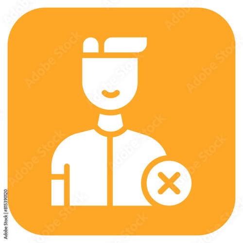 Disqualified icon vector image. Can be used for Volleyball.
