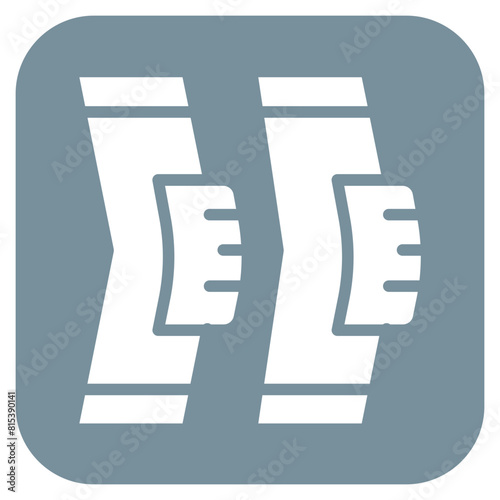 Knee Pad icon vector image. Can be used for Volleyball.