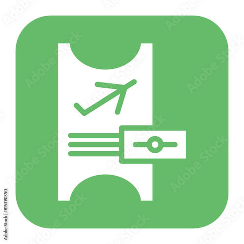 Airfare Reimbursement icon vector image. Can be used for Casino.